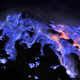 Image for article titled Spectacular blue lava flows at this Indonesian volcano